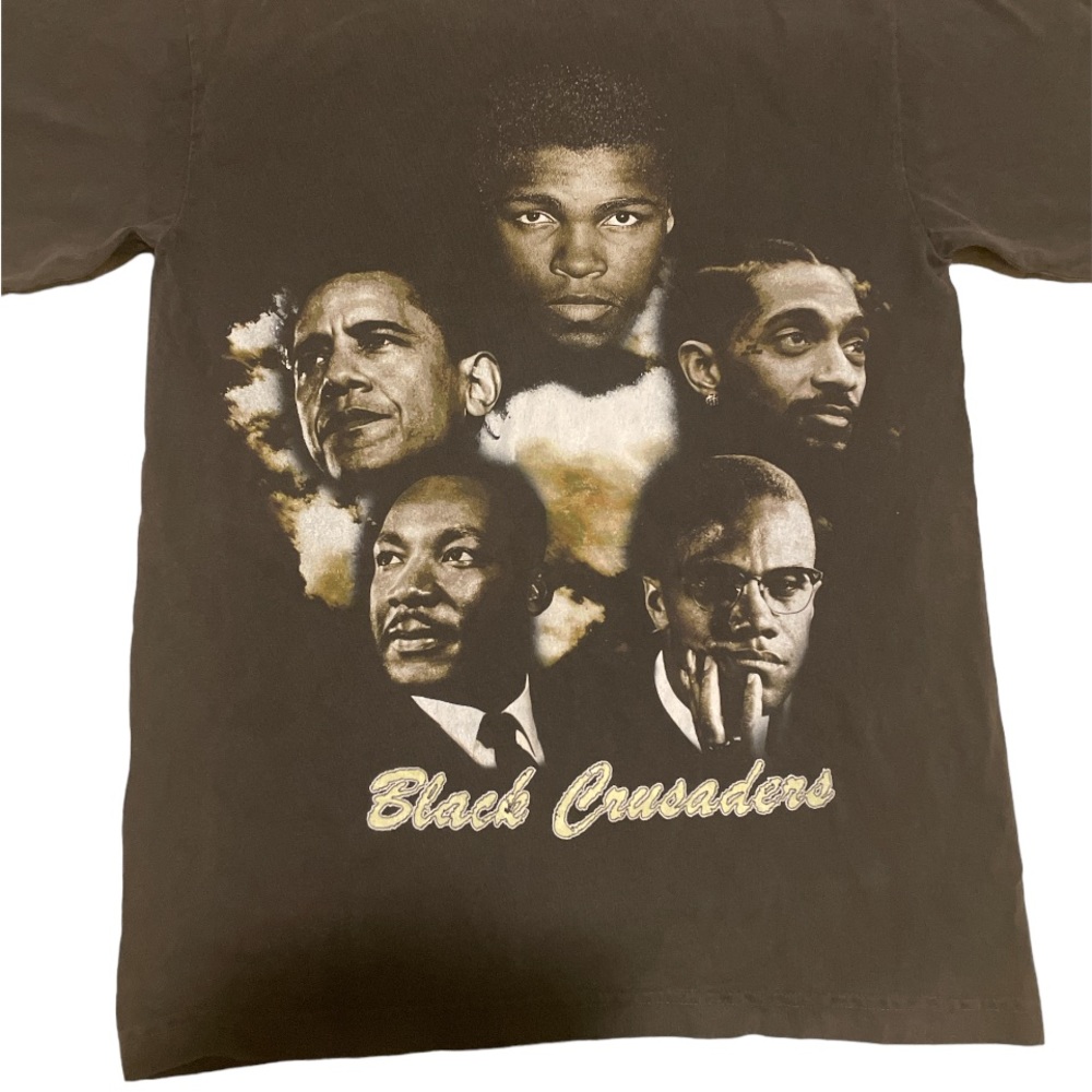 Knowname Black Crusaders Shirt Men’s Streetwear King Nipsey Ali  Obama Malcolm X